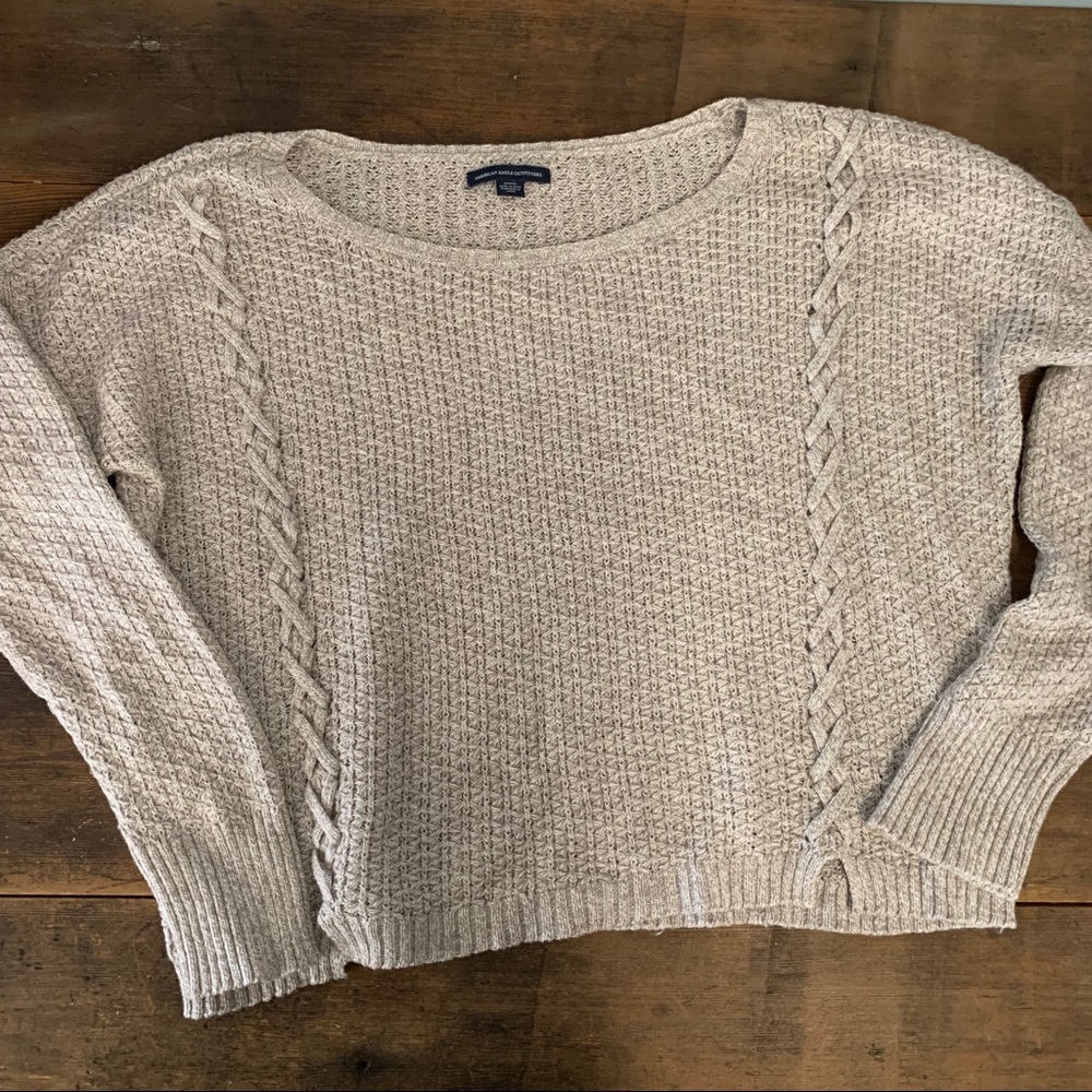 American Eagle Cropped Sweater